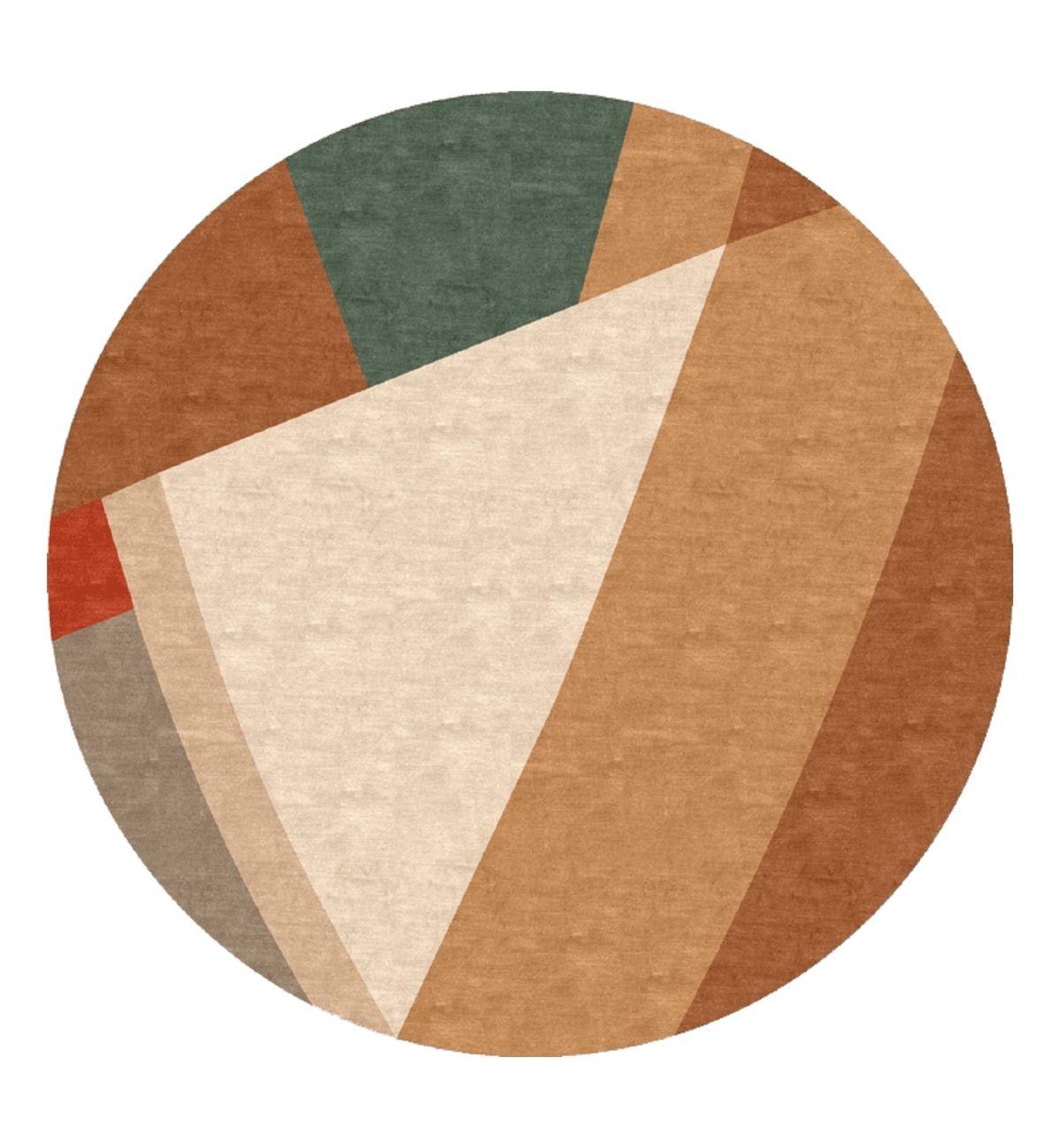 Hand Tufted Round Rugs Modern Abstract Geometric Round Rug – Multicolor 7