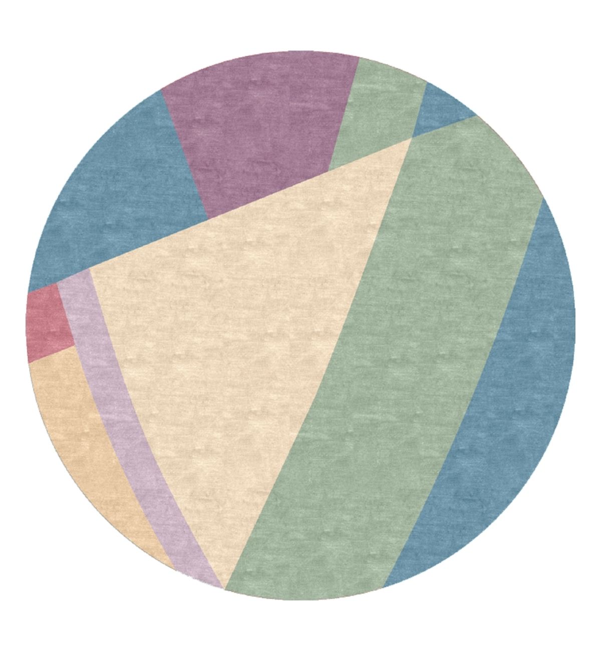 Hand Tufted Round Rugs Modern Abstract Geometric Round Rug – Multicolor 7