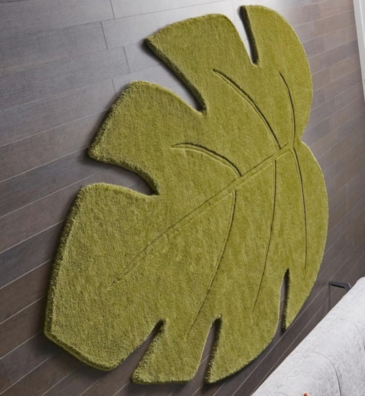 Handtufted Animal Rug Leaf AT84